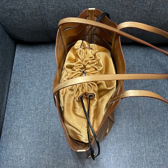 Francesco Biasia Cage Leather Tote - Picture 6 of 14